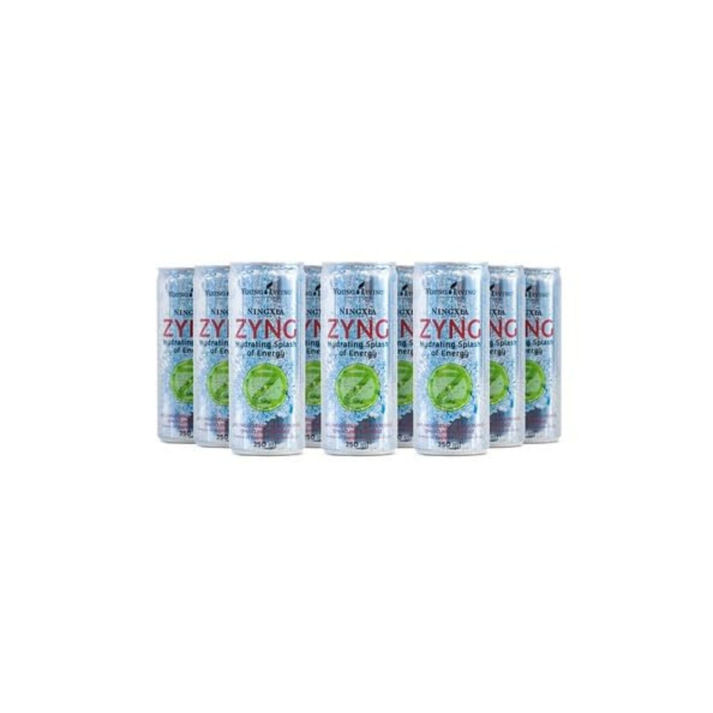 Young Living NingXia Zyng Sparkling Beverage - Wolfberry Puree, Pear & Blackberry Juices - 12 x 8.4 oz Cans
