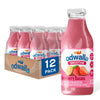 Odwalla Strawberry Banana Smoothie - Fruit Smoothie Mix Ready To Drink - Juice Blend  No Added Sugar  No Preservatives  Kosher 13.9 Oz Glass Bottles (12 Pack)