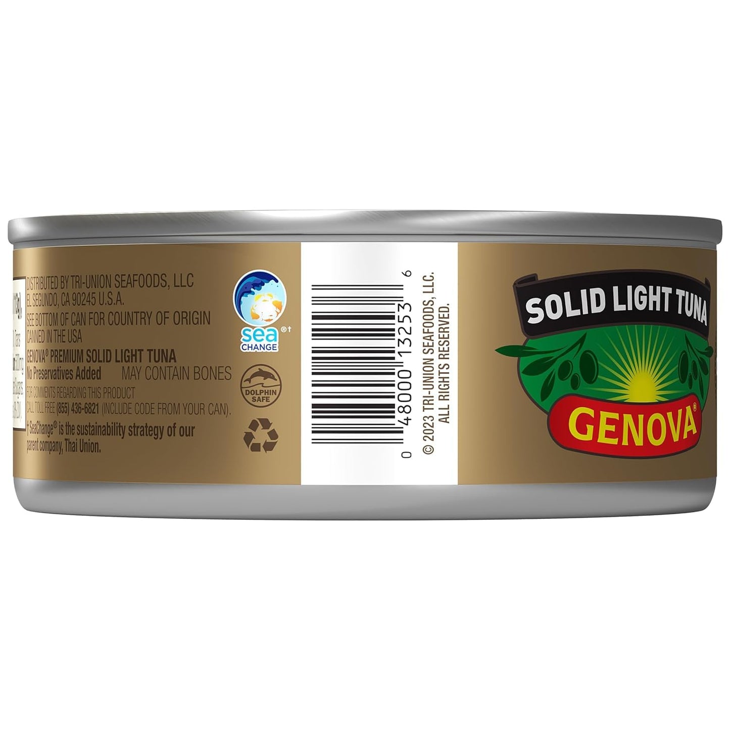 Genova Solid Light Tuna In Olive Oil, 5 Ounce Cans (Pack Of 12), Wild Caught Canned Tuna