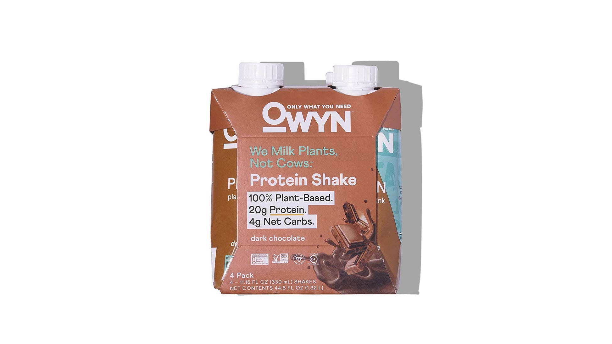 OWYN Dark Chocolate Plant Based Protein Shake 4pk  11.15 FZ