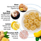 Ginger And Lemon Candy: Made From Natural Himalaya Salt (15G X 12 Packs) Halal Sports Candy