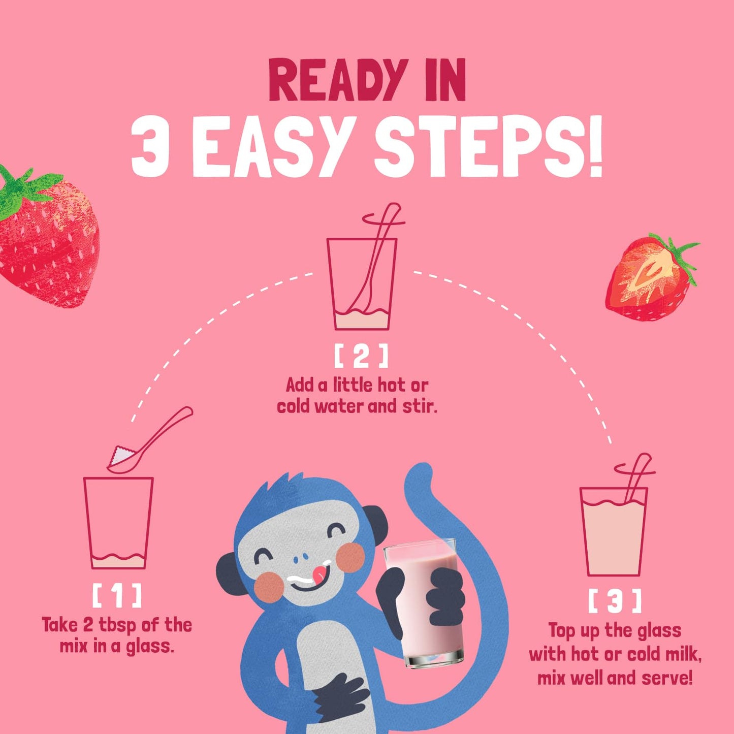 Slurrp Farm No Sugar Berry Blast Milk Mix, Sweetened With Jaggery Powder, Contains Oats And Jowar, With 10 Essential Nutrients,