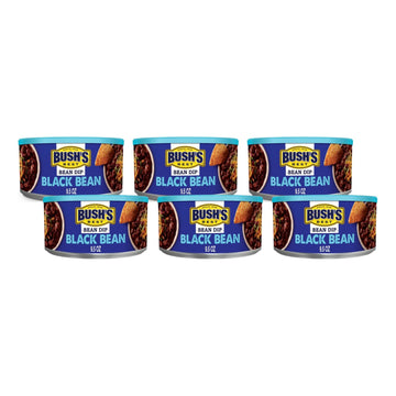 Bushs Best Bean Dip, Black, 9.5 Oz (Pack of 6)