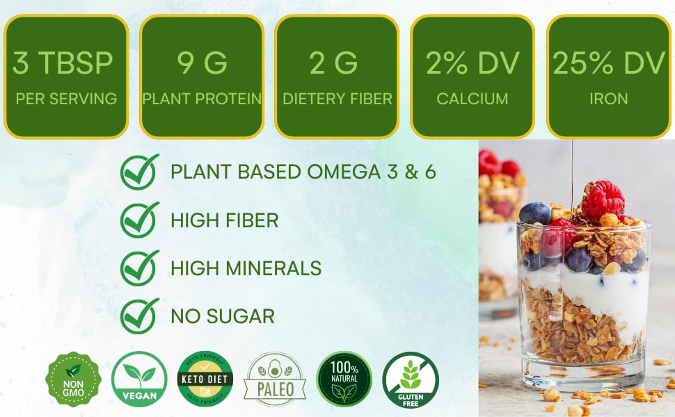 Moonee Naturals Pumpkin Seeds, 1 Pound - Gluten Free, Non-GMO, No Shell, Unsalted, Raw Snack