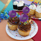 GRAPHICS & MORE Cupcake Picks Set of 6 Acrylic Decoration University of Mount Union One Size