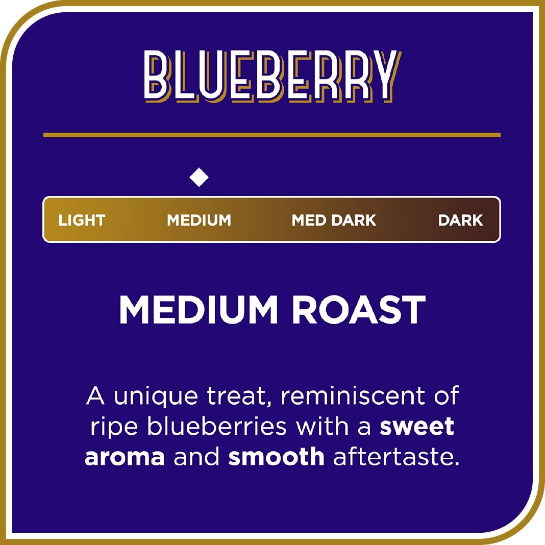 Don Francisco'S Blueberry Flavored Medium Roast Coffee Pods - 72 Count- Recyclable Single-Serve Coffee Pods, Compatible With You