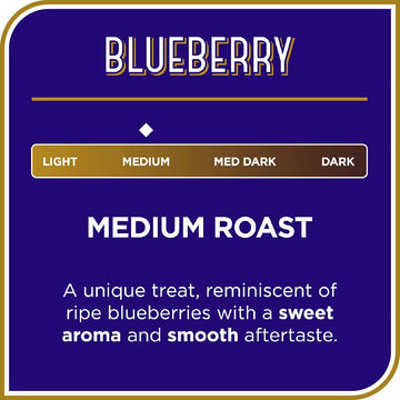 Don Francisco'S Blueberry Flavored Medium Roast Coffee Pods - 72 Count- Recyclable Single-Serve Coffee Pods, Compatible With You