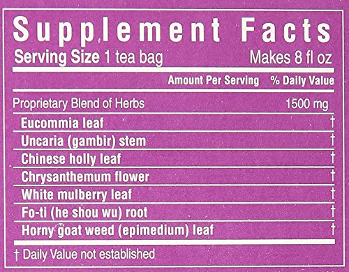 Triple Leaf Tea Blood Pressure Tea ( 6X20 Bag) ( Value Bulk Multi-Pack)