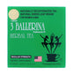 3 Ballerina Natural Green Leaf Diet Tea, Caffeine Free, Regular Strength, 30 Bags, Pack of 3