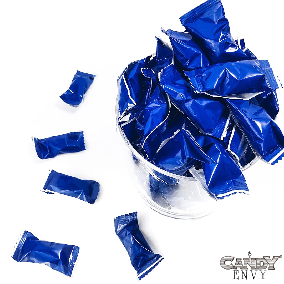 Candy Envy - Blue Wrapped Buttermints - 13 Oz. Bag - 100 Indiv. Wrapped Mints