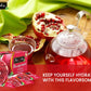 Tea4U Flavored Black Ceylon TeaBags (Pomegranate) - Ideal Quality from Sri Lankas Finest Leaves and Expertly Blended - 25 Count