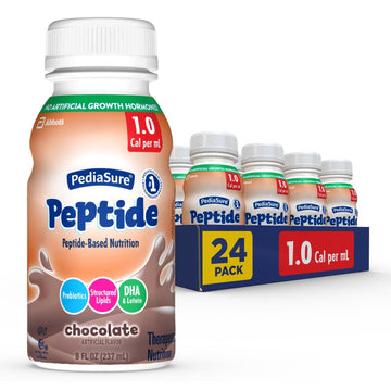 Pediasure Peptide 1.0 Cal,24 Count,Complete,Balanced Nutrition For Kids With Gi Conditions,Peptide-Based Formula,With 7G Protein