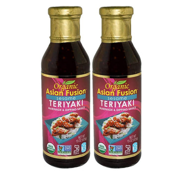Organic Asian Fusion Sesame Teriyaki Sauce - Asian General Tso's Organic Teriyaki Sauce - USDA Organic, Non-GMO Project Verified