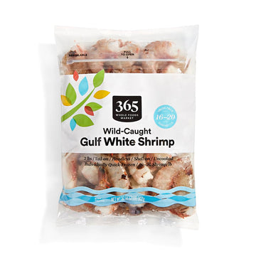 365 Everyday Value, Gulf Wild White Shrimp, 32 oz