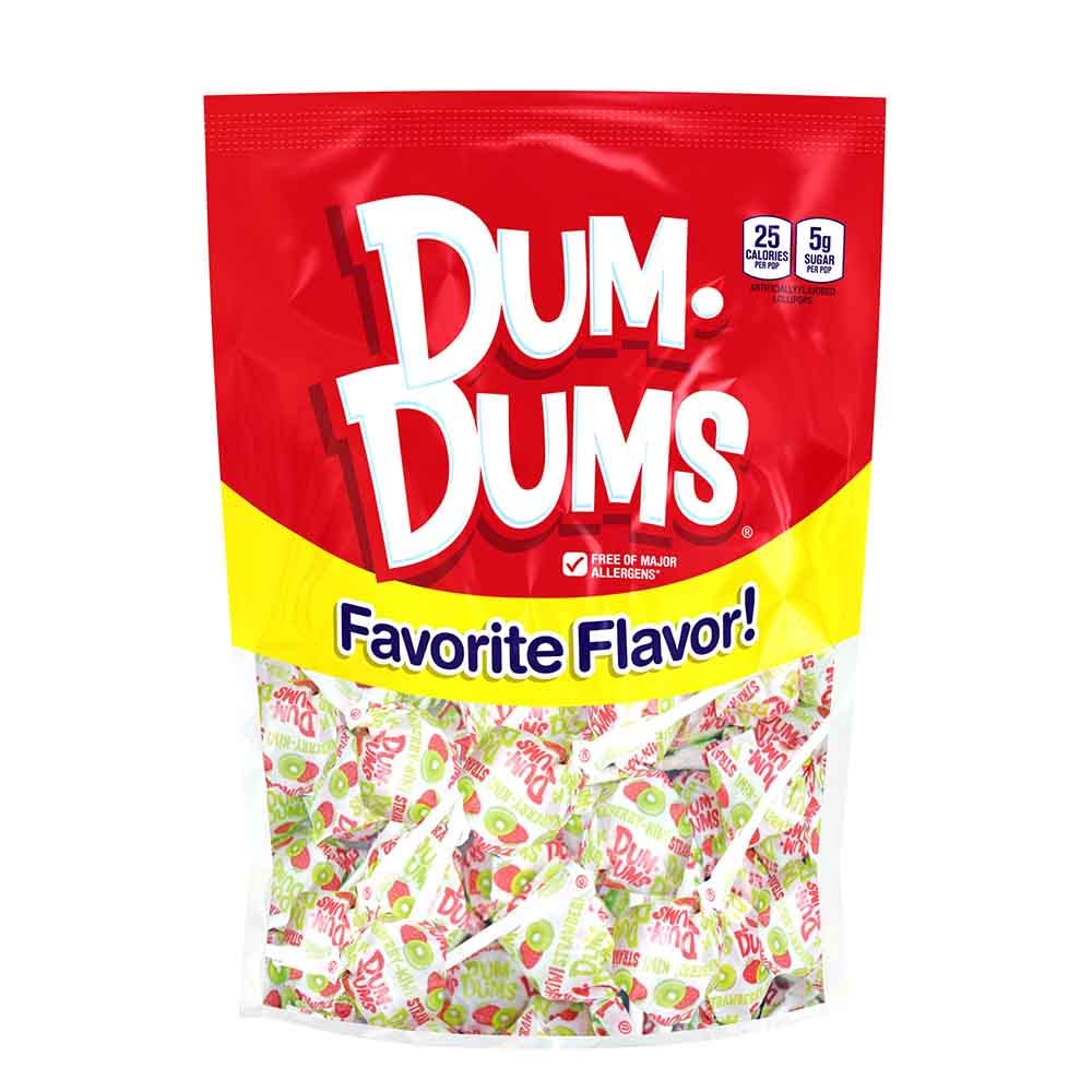 Dum Dums Strawberry Kiwi 1-50 Ct Bag