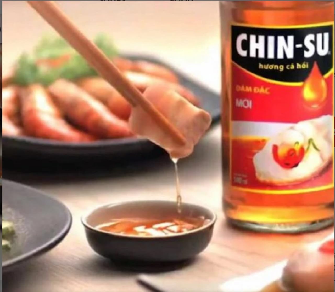 1 Pack - Chinsu Fish Sauce Glass Bottle - Nuoc Mam Chinsu - 500Ml
