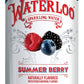 Waterloo Sparkling Water, Summer Berry Naturally Flavored, 12 Fl Oz Cans (Pack of 12) - Zero Calories and Zero Sugar or Sweetene