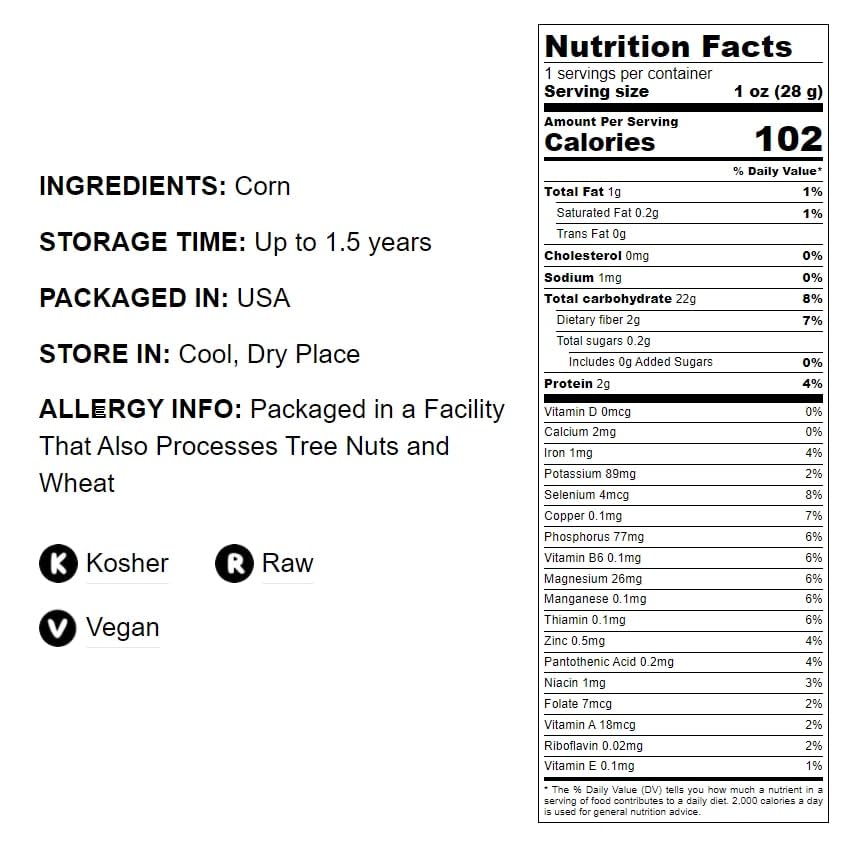 Food To Live Yellow Polenta, 1 Pound - Finely Ground Cornmeal. Product Of Italy. Easy To Cook. Creamy, Smooth Texture. Rich In A