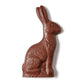 HERSHEYS Solid Milk Chocolate Bunny, Easter Candy Gift Box, 14 oz