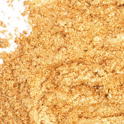 Luster Dust - Super Gold (4g 1x Pump) | Edible Vegan Dust & Paint for Cake Decorating, Ice Cream, Desserts, Cocktails and Bevera