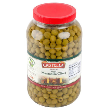 Tabletop King Manzanilla Pitted Olives - 1 Gallon