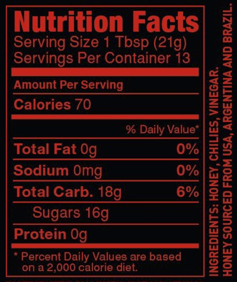Mike'S Extra Hot Honey, America'S #1 Brand Of Hot Honey, Spicy Honey, All Natural 100% Pure Honey Infused With Chili Peppers, Gl