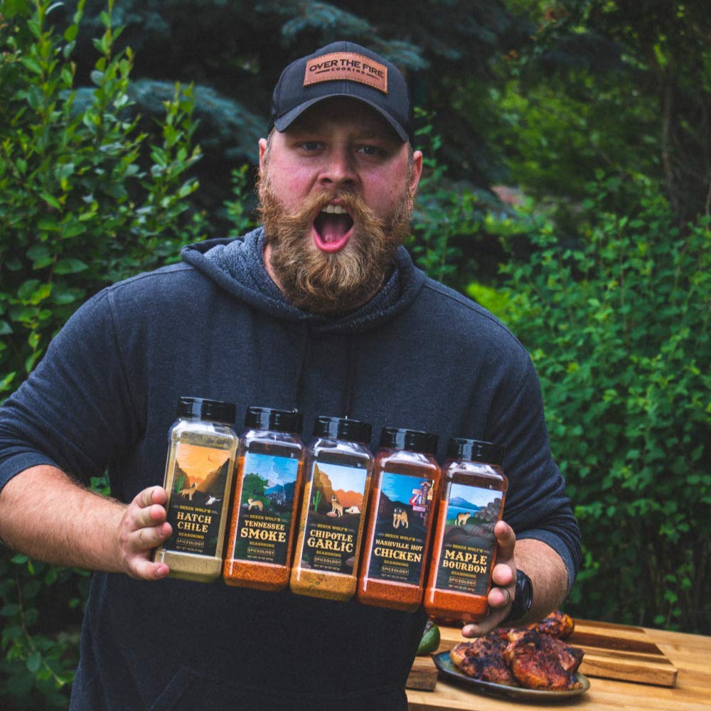 Spiceology & Derek Wolf - Tennessee Smoke BBQ Seasoning - American Barbeque Rubs, Seasonings and Spice Blends - Use On: Steaks,