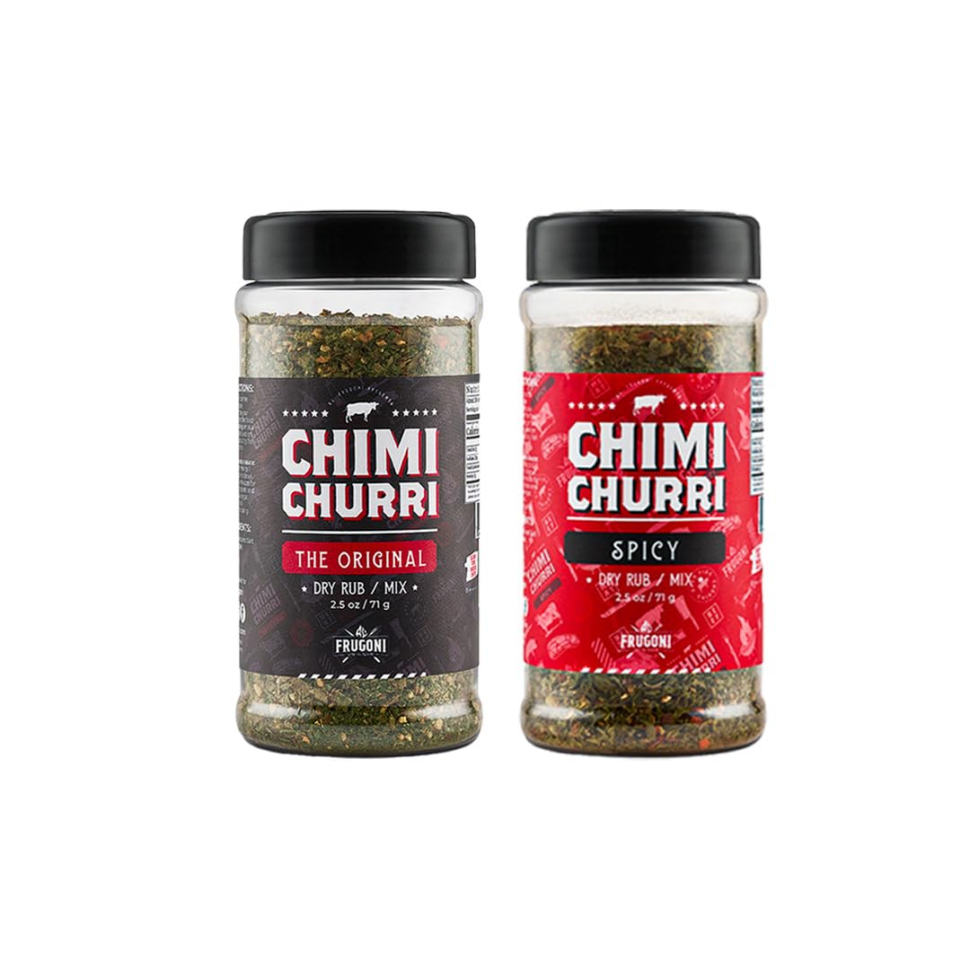 Frugoni Chimichurri Combo Original & Spicy Rub, Sauce & Marinade, 2 Count