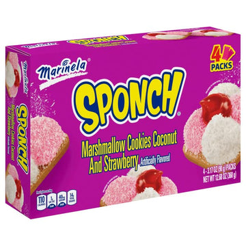 Marinela Sponch Marshmallow Cookies 2 Pack (8 Count)