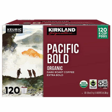 Kirkland Signature Pacific Bold Coffee, Dark, 120 K-Cup Pods (Pack Of 1)