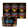 A-Sha X Hot Ones Spicy Ramen Noodle Soup Bowl  6 Pack  Sizzling Chili Garlic (Medium Heat) Flavor  Top-Grade Microwaveable Ramen Soup Mix  12G Plant-Based Protein