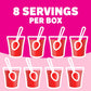 Jell-O Variety Pack Orange Cherry Lime Strawberry Raspberry 6 oz (5-Pack)