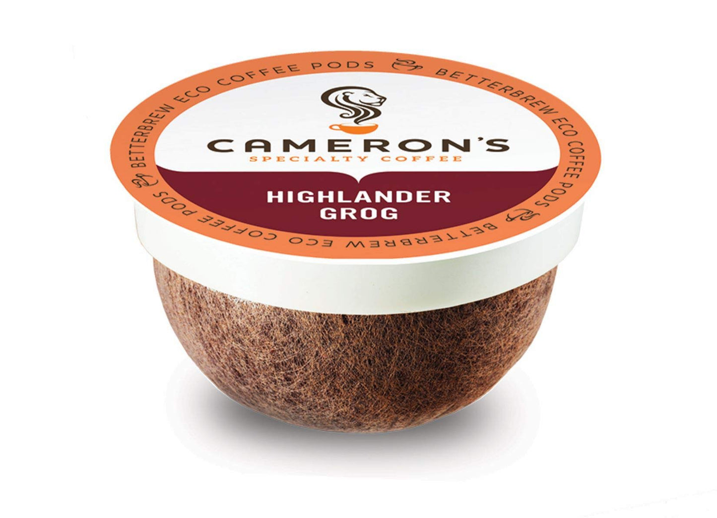 Camerons Coffee Single Serve Pods, Flavored, Highlander Grog, 18 Count (Pack of 1)