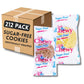 Sugar-Free Assorted Cookies - Chocolate Chip & Lemon | Individually Wrapped, 0.75 oz Each | Shelf-Stable No Sugar Added Snacks f