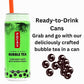 Pocas Bubble Tea with Tapioca Pearls, (Pack of 4, 16.5 oz), Asian Drinks, Refreshing Milk Tea with Boba Pearls (Honeydew)