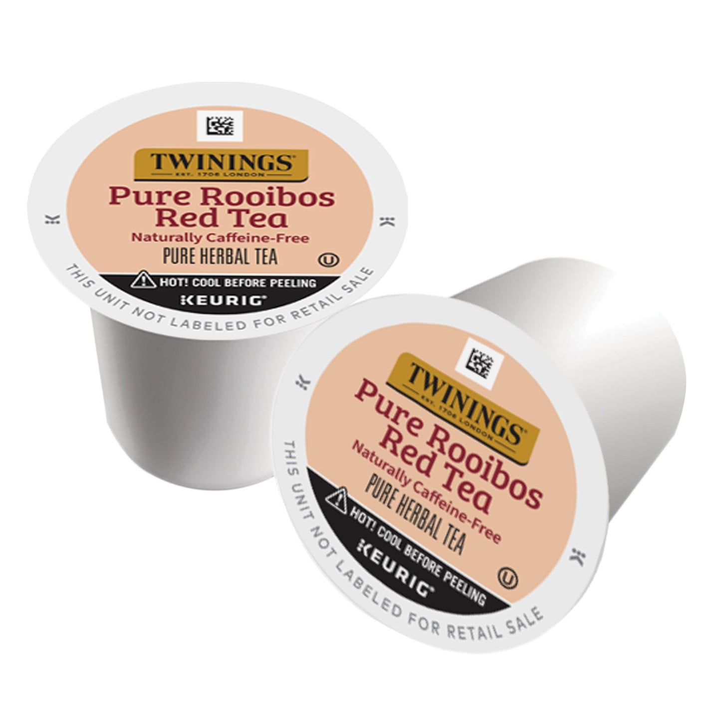 Twinings Rooibos Red Tea K-Cup Pods, Naturally Caffeine-Free, Slightly Sweet, 24 Count
