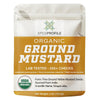 Spice Profile Usda Organic Ground Mustard, Lab Tested, Resealable 4 Oz Pouch, Mostaza Amarilla Molida, Peeli Sarson