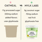 Mylk Labs Apple Cinnamon Gluten Free Oatmeal Cups - Low Sugar Breakfast, High Fiber Thin Rolled Oats, High Protein Instant Oatme