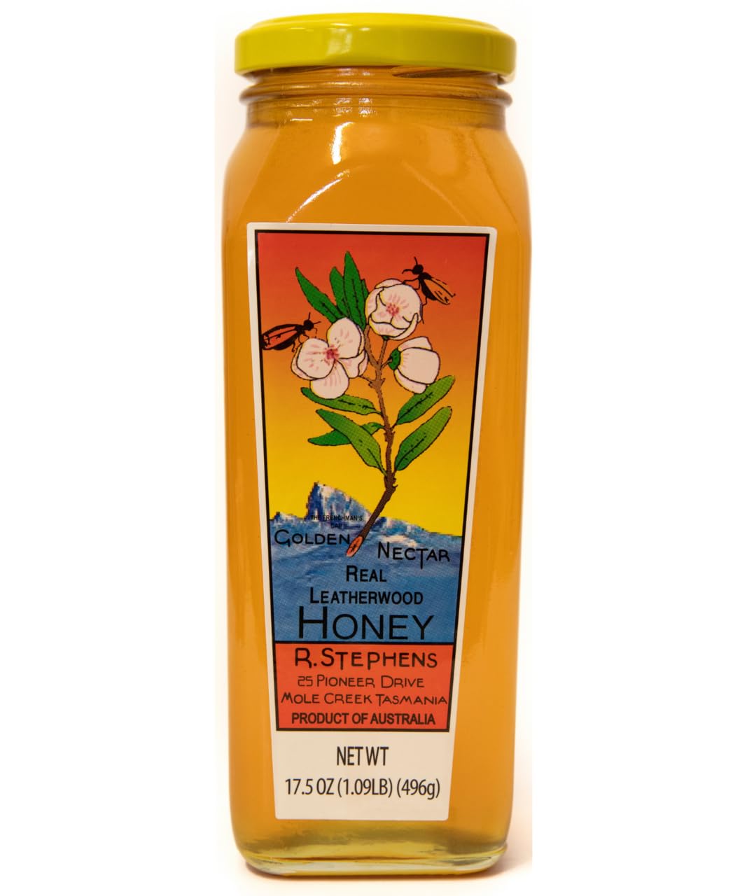 Leatherwood Honey 17.5-Ounce Glass