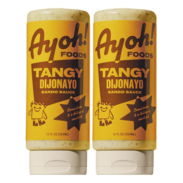 AYOH Foods Mayo Gone Wild - Tangy Dijonayo, Easy to Squeeze, 2 Pack