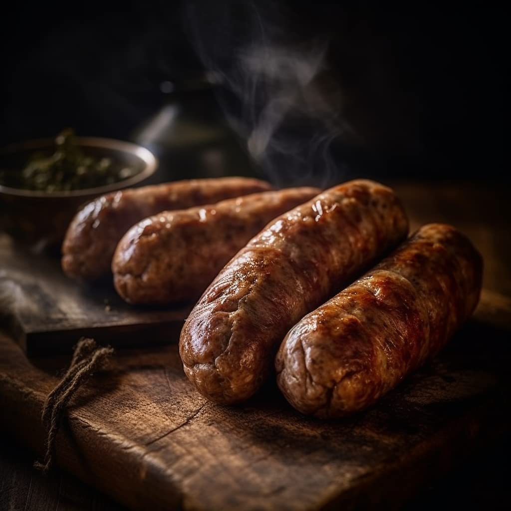Creole Foods Savoies Smoked Boudin - Pack of 3 - Authentic Louisiana Cajun Flavor - Ideal for Grilling and Frying