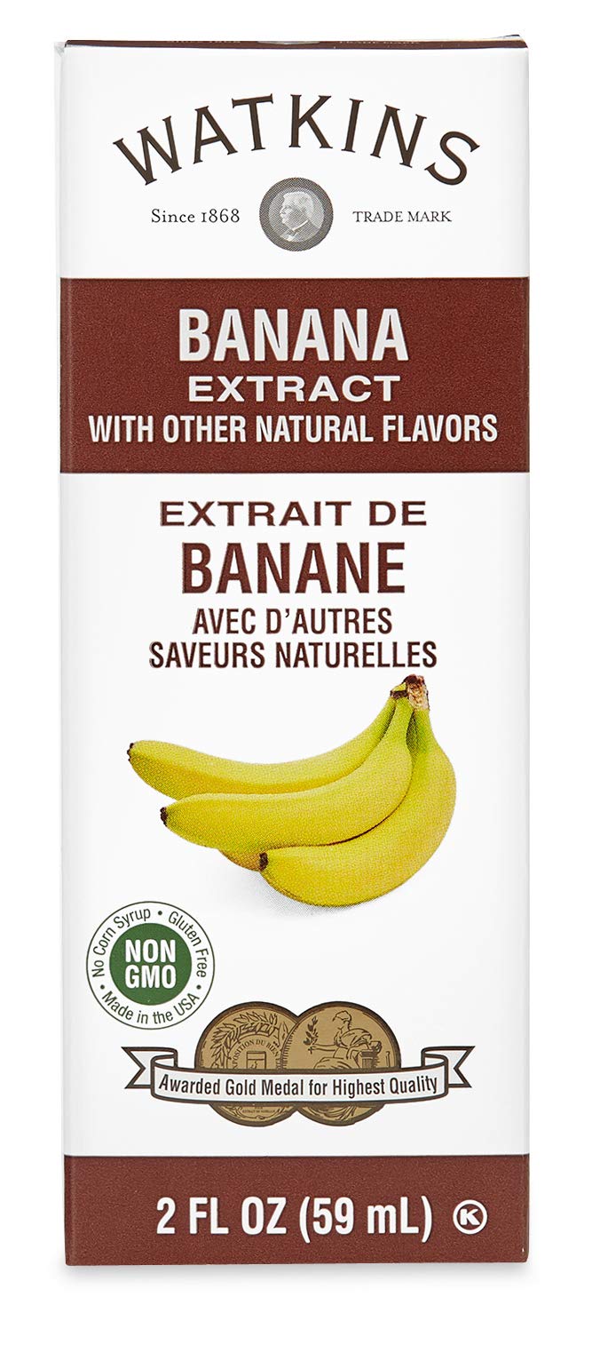 Watkins Banana Extract With Other Natural Flavors, 2 Oz. Bottles, Pack Of 6 (Packaging May Vary)