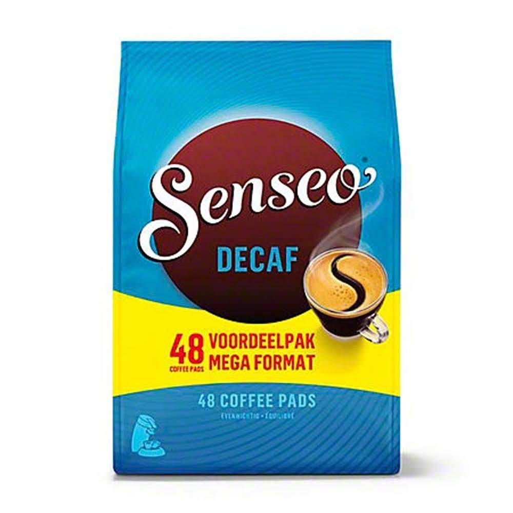 Senseo Decaf Coffee Pods - Medium Roast, 48 Count - Compostable Single-Serve Pads for Senseo & PeleCom Machines