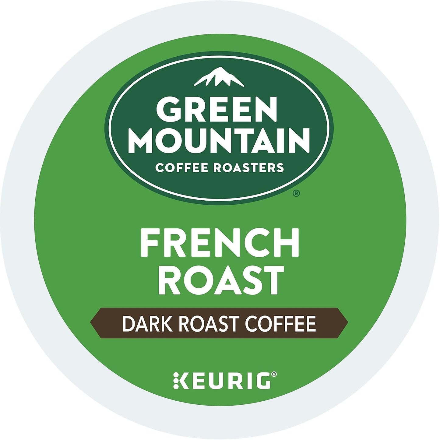 Green Mountain Coffee French Roast K-Cup Portion Pack, 24 Count, Green, Model 6694