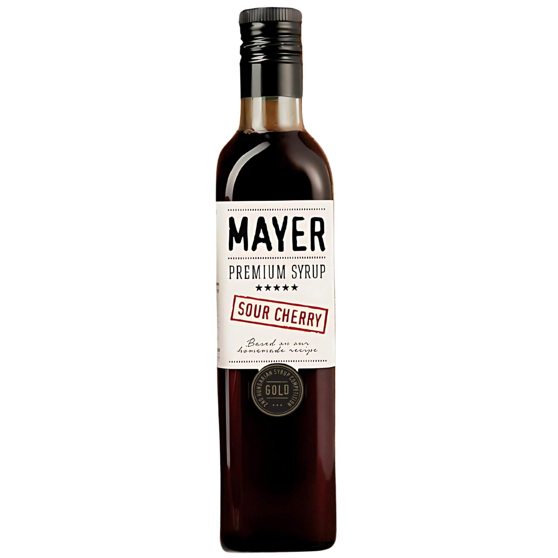 Mayer Sour Cherry Syrup – Vegan, Gluten Free, 16.9 Fl Oz, Real Fruit, No Artificial Additives
