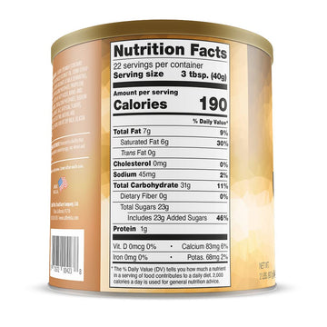 Caffe DVita Caramel Macchiato Instant Coffee Mix, Gluten Free, 32 Ounce Can