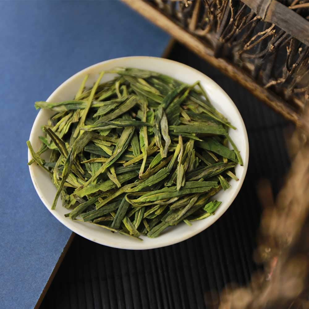 FullChea Longjing Dragonwell Tea - Toasty Bean Aromatic - Loose Leaf - 8.8oz (250g)