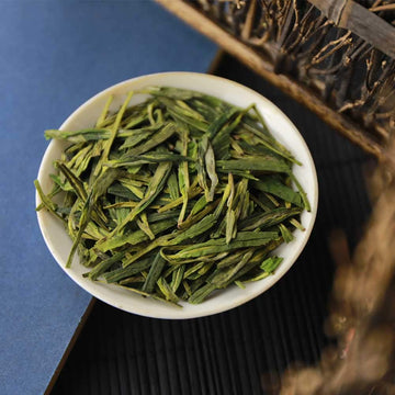 FullChea Longjing Dragonwell Tea - Toasty Bean Aromatic - Loose Leaf - 8.8oz (250g)