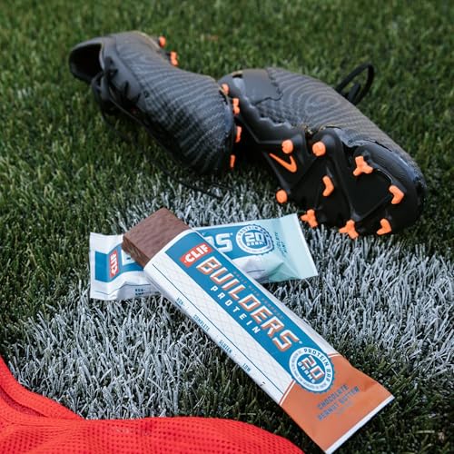 CLIF BUILDERS Protein Bars - Chocolate Mint Flavor - 20g Plant Based Protein - Gluten Free - Non-GMO - Low Glycemic - No Artificial Sweeteners - 2.4 oz. (6 Pack)