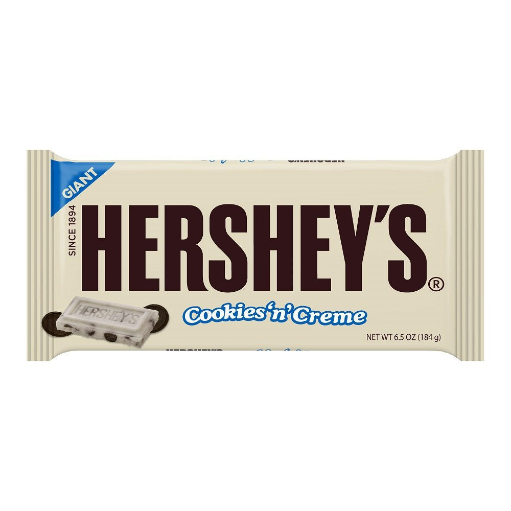 Hershey'S Holiday Cookies 'N' Crme Candy Bars, 6.5 Ounce (Pack Of 12)